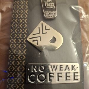 Peets Coffee Lapel Pin Set